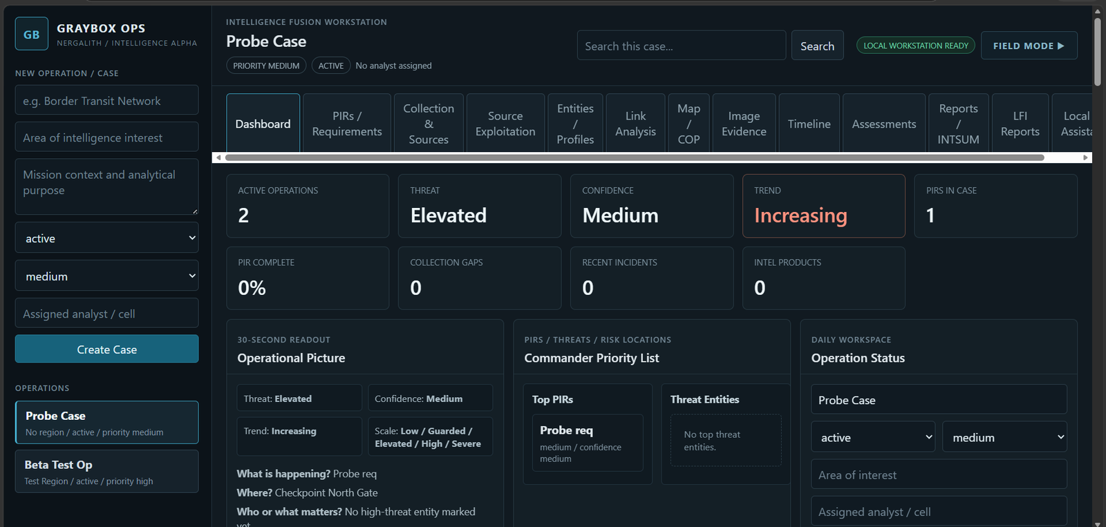 GrayBox Ops screenshot